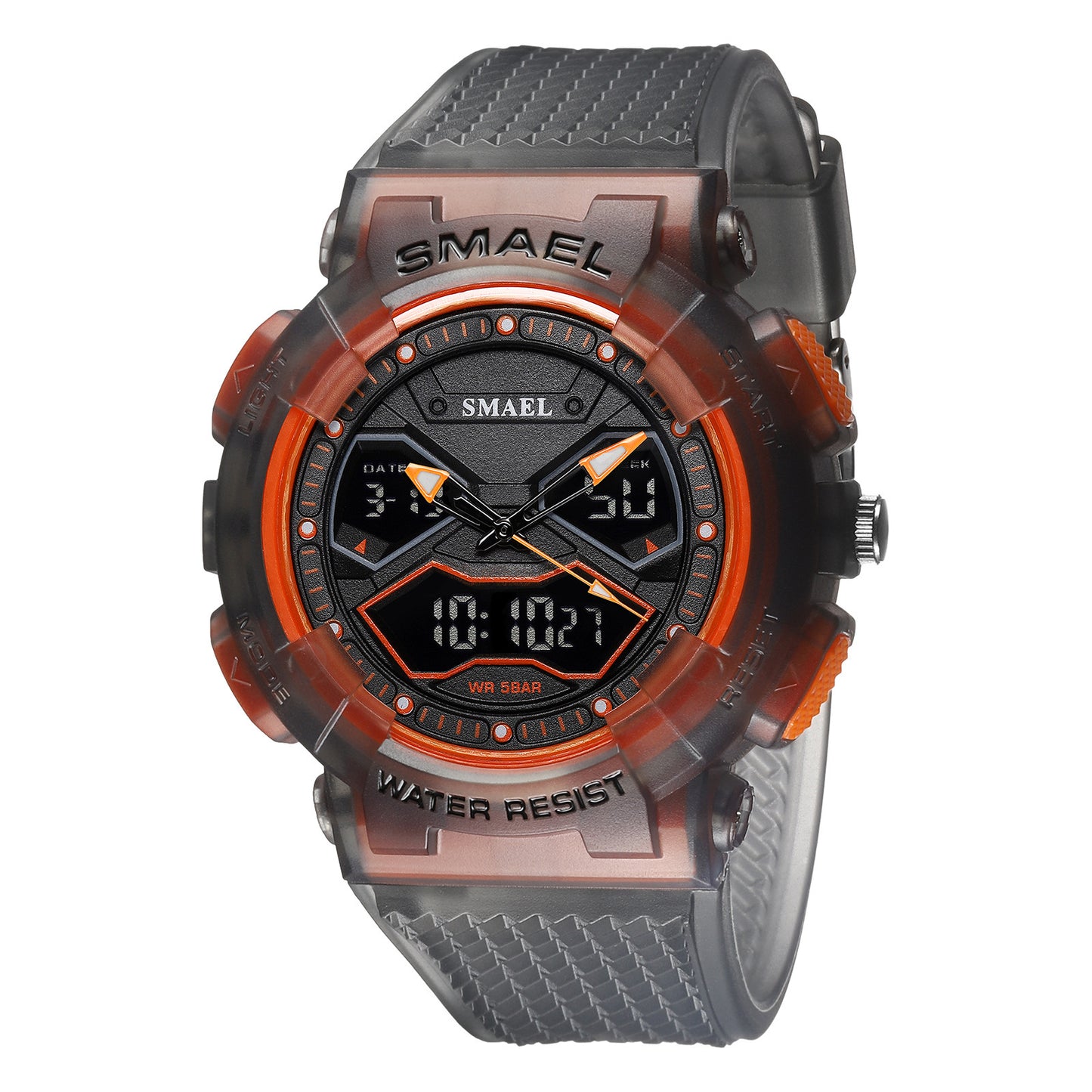 Double Display Digital Electronic Watch For Men