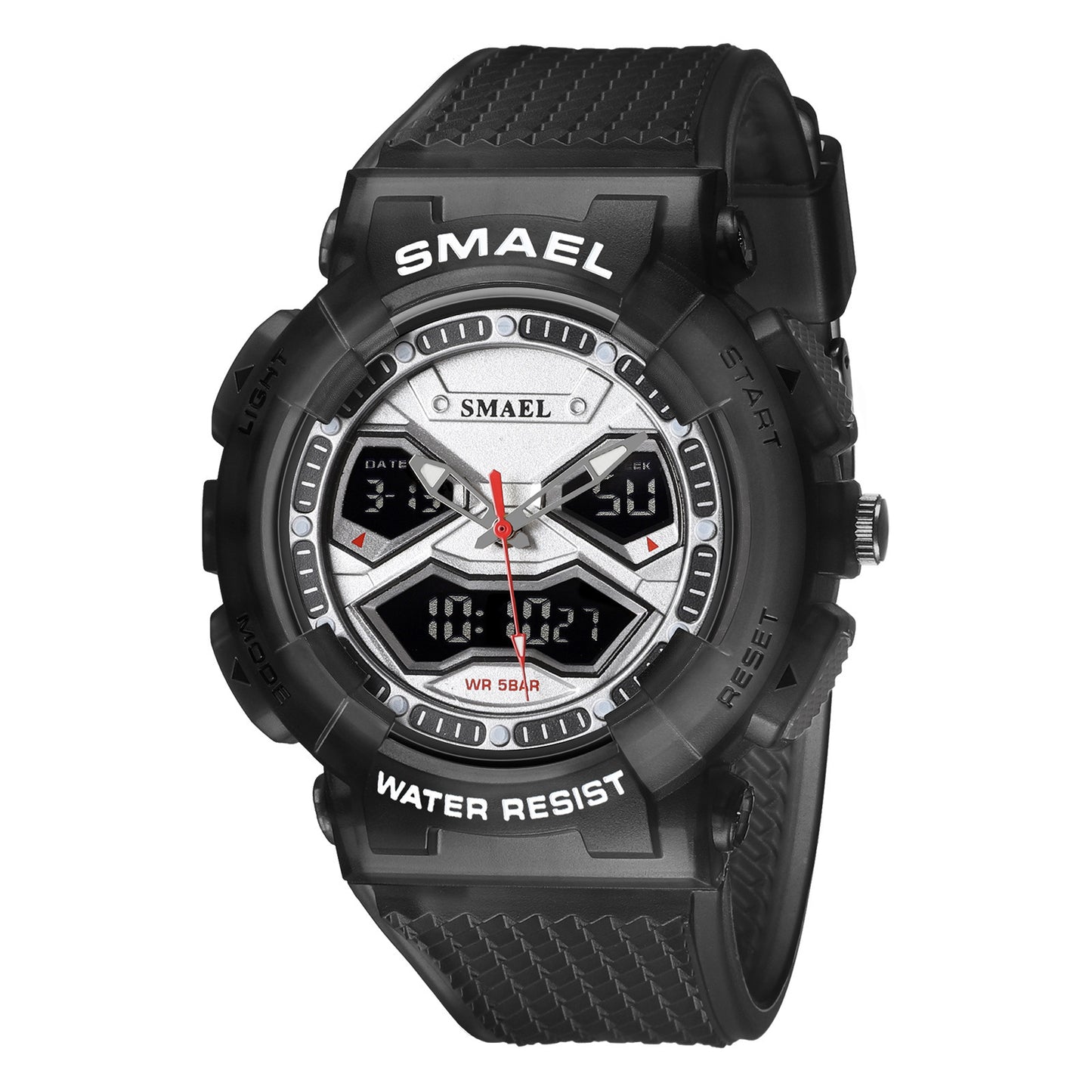 Double Display Digital Electronic Watch For Men